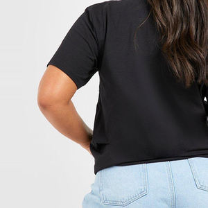 Camisetas de Verano para Mujer de Alta Calidad, Manga Corta, Cuello Redondo, Transpirables, de Secado Rápido, Colores y Tallas Personalizables, Venta al Por Mayor, Último Diseño - Product Image 5