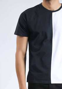 Boxy Crop Top for Men Breathable Oversized Woven Fabric 100% Cotton Loose Fit T-Shirt with Blank <b>Design</b> High Street Style - Product Image 5