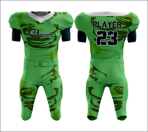 เสื้อแข่งอเมริกันฟุตบอล USA Thunder Pro American Jersey Iron Nation Athletic รุ่น All-American Victory Series - Product Image 3
