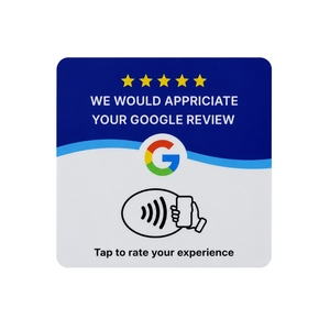 Custom NFC Waterproof Glass Door Sticker Smart Contactless Membership <b>Access</b> <b>Control</b> <b>Card</b> for Cafe & Hotel Store Entrance - Product Image 3