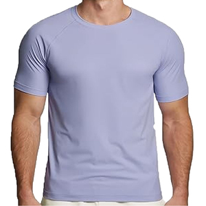 Camisetas personalizadas con logotipo para hombre, para uso casual, al por mayor, precio económico, último estilo, corte regular, color sólido. - Product Image 2