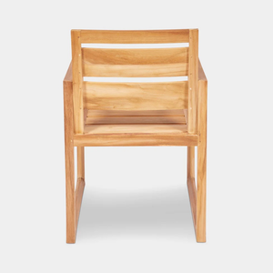 Sillas de Comedor Modernas Hechas de Madera de Teca Sólida de Alta Calidad con Madera Natural para Uso en Exteriores - Product Image 5
