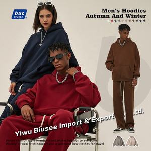Vêtements d'automne pour hommes, sweat-shirt en molleton technique à contraste de couleur, ensemble deux pièces avec capuche, vêtements de sport décontractés - Product Image 3