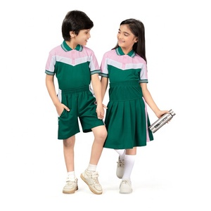 เสื้อยืดสำหรับเด็กผู้หญิงและเด็กผู้ชายเครื่องแบบนักเรียนระดับประถมศึกษาและมัธยมศึกษา - Product Image 1