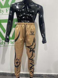 Pantalones Deportivos para Hombre, Cintura Elástica con Cordón, Estampados, Ligeros, de Lona, Poliéster y Algodón - Product Image 2
