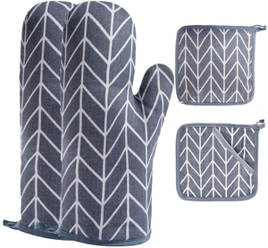 Guantes de Soldadura Tig/Mig Resistentes al Calor, Estilo Waffle de Algodón, Aptos para Lavavajillas, Horno, Parrilla, Chimenea - Product Image 1