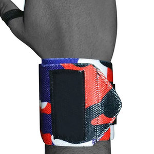 Sangle de soutien du poignet réglable professionnelle avec lacets, en coton/néoprène, pour la musculation, le powerlifting et les entraînements en salle de sport - Product Image 4