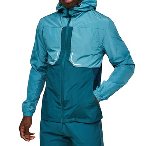 Unisex personalizado 2025 ligero transpirable cortavientos reflectante impermeable poliéster Nylon chaqueta soporte Casual estilo al aire libre - Product Image 1