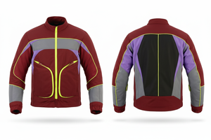 เสื้อแจ็คเก็ตมอเตอร์ไซค์ผ้ากันน้ำ ระบายอากาศได้ดี พร้อมแถบสะท้อนแสง  สำหรับนักขี่  บุแผ่นรองไหล่  ลดราคาพิเศษ - Product Image 3