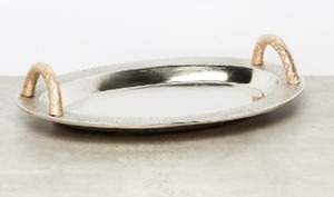 Venta al por mayor logotipo personalizado Hotel Restaurante Rectangular oro rosa galletas Metal bandejas para servir comida de acero inoxidable y bandeja rodante - Product Image 4