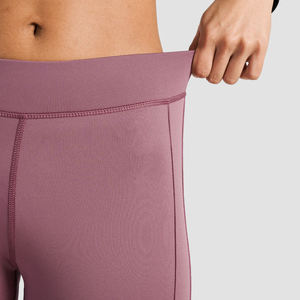 Women's High Waist Fitness Yoga Pants Custom Workout <b>Tights</b> with Elastic Waist Closure Solid <b>Pattern</b> Leggings High Waist Legging - Product Image 2