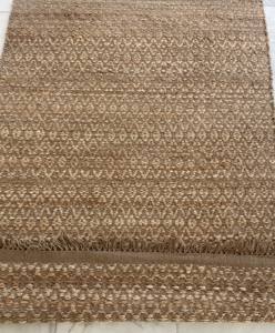 Manufacturer price direct from factory Indian Eco friendly <b>Natural</b> colored Handwoven Jute Rug for Indoor in textured design - Product Image 3