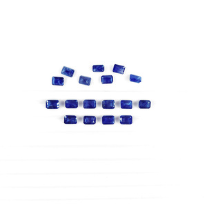 พลอยไพลินบลูแซฟไฟร์ธรรมชาติทรงแปดเหลี่ยมขนาด 7x5 มม. จากกรุงเทพฯ, พลอยไพลินบลูแซฟไฟร์ธรรมชาติทรงเหลี่ยมเจียระไน - Product Image 2