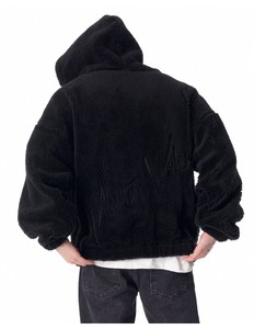 Sweat à capuche de haute qualité 100% coton, style streetwear, anti-rétrécissement, pour hommes, en vente à bas prix - Product Image 2