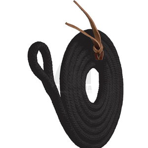 Horse Head Lead Rope Heavy Duty Braided Stainless Steel Nylon Strong Grip Training Rope Horses <b>Equestrian</b> Farm Use Made Pakistan - Product Image 2