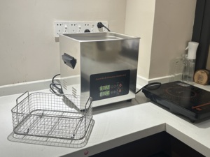 Ultrasonic added for whole tank Even Heat Precise temperature Controlled SUS304 tank Commercial use 10L Sous Vide slow Cooker - Product Image 3