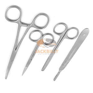 Juego de Cirugía Menor: Kit Premium de Instrumentos Quirúrgicos de Acero Inoxidable con Mango BP, Incluye Tijeras Quirúrgicas e Instrumentos Médicos - Product Image 2