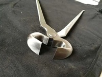 GOLDEN Hufschere aus Edelstahl, leichte Flachzange, Hufpflegewerkzeug, Hufnagelzange, Handwerkzeug, Zaumzeugzubehör für Rennpferde