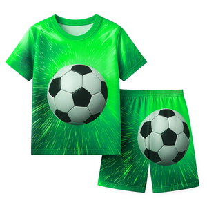 Ensemble de tenue de football pour jeunes imprimé par transfert thermique 2026 – Conception personnalisée, respirant, séchage rapide, équipement d'équipe, OEM - Product Image 2