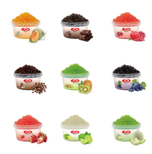 KEIFU 500g HALAL/HACCP/ISO 22000 Certificado, Boba de Café con Sabor a Fruta, Marca Privada, Ingredientes Creativos para Té de Burbujas, Listo para Consumir - Product Image 1