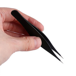 Pince à épiler pour sourcils et cils, lot de 2, en acier inoxydable, outil de maquillage, prix bas - Product Image 5