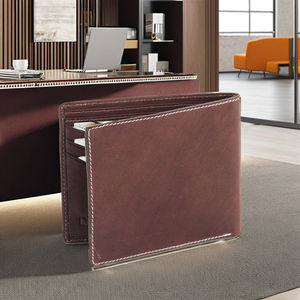 Royaa Carteras de Cuero Genuinas, Elegantes y Nacionales, Unisex, con Cierre Abierto, Largas, Hechas a Mano, de Alta Calidad, Clásicas, Duraderas, Multifuncionales, con RFID - Product Image 2