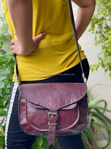 Bolso bandolera de cuero auténtico hecho a mano para mujer, bolso cruzado elegante, bolso de cuero personalizado de grano completo - Product Image 4