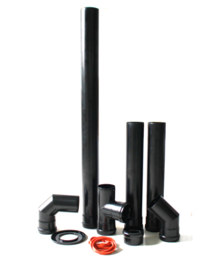 Tuyaux <span class=keywords><strong>de</strong></span> fumée pour poêle à granulés - Product Image 1