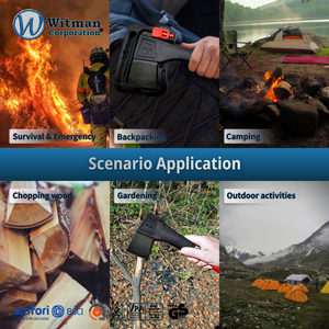 36cm Portable Camping <b>Axe</b> Securely Fixed Grade-A Carbon Steel Head Outdoor Cutting Hiking Universal Adventure Hatchet - Product Image 6