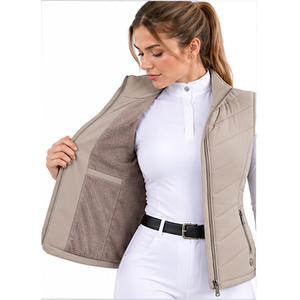 Chaleco Ecuestre Acolchado Ligero para Mujer, Otoño, Casual, con Logotipo, Cuello Alto - Product Image 6