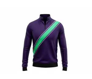 Digital Print Quarter Zip <b>Pullover</b> <b>Jacket</b> Manufacturer <b>Men</b> Women Youth Sportswear Quick Dry Team <b>Pullover</b> - Product Image 3