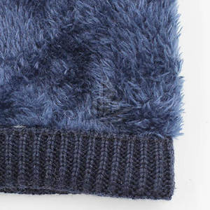 Servicio OEM: Diseña tus propios gorros de lana 100% para venta en línea 2026. Gorros de invierno personalizados con logo, para correr, con jacquard común. - Product Image 4