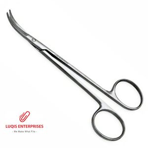Tijeras Fomon para Cartílago Lateral Superior, Instrumento Quirúrgico Curvo de Acero Inoxidable, Herramienta de Corte Fino de Precisión para Rinoplastia - Product Image 4