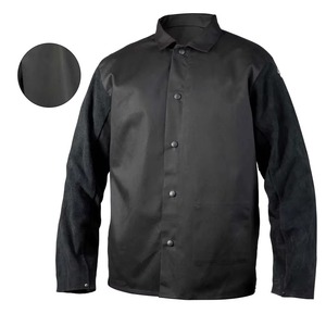 100% Cotton FR Workwear Men Long Sleeve Welding fr <b>Shirt</b> Heavy Duty <b>Flame</b> Resistant Welding fr <b>Shirt</b> - Product Image 1