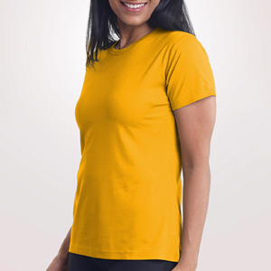 Nouveau T-shirt pour femme, design tendance, doux, respirant, décontracté, élégant, col rond, léger, anti-rides. - Product Image 5