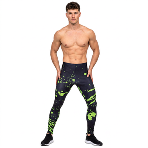 Wholesale Gym Sports Wear <b>Men's</b> <b>Compression</b> Pants Gym Leggings Workout Fitness Running <b>Tights</b> Adults <b>Compression</b> Pants - Product Image 3