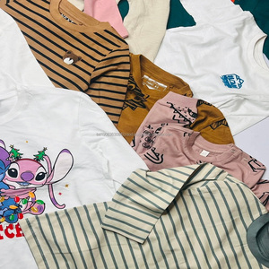 Camisetas de Moda para Niños y Niñas, 100% Algodón, Estampado de Dibujos Animados, Talla 2YK, Verano, Venta al Por Mayor - Product Image 6