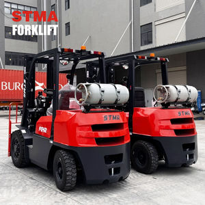 סטמה lpg מלגזה 4טון דלק כפול דלק גז מלמלגזה 1.5 טון 2 טון 2.5 טון 3 טון פרופן מלגזה עם גובה הרמה - Product Image 5