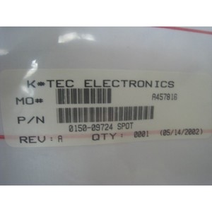 อุปกรณ์อิเล็กทรอนิกส์และสายเคเบิล AMAT 0150-09724 SPOT K TEC ใหม่ - อุปกรณ์และอะไหล่เซมิคอนดักเตอร์ระดับโลกที่เชื่อถือได้ - Product Image 1