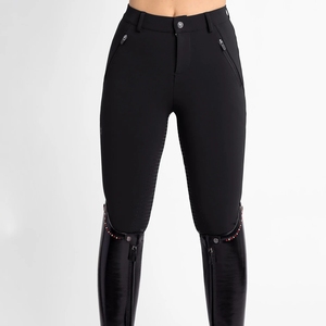 High Quality 4-way Stretch Horse Riding Breeches <b>Leggings</b> Tights <b>Equestrian</b> Wear Pants on Technical Fabric with Soft Feel - Product Image 4