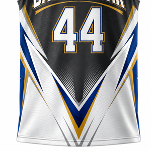 Fournisseur professionnel de maillots de basket-ball pour les jours de match, proposant des caractéristiques de performance et une production de maillots de basket-ball brodés - Product Image 3