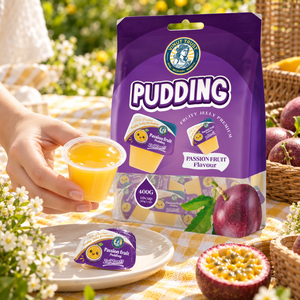 Pudín de Maracuyá VINUT TRUST 400G 10 Tazas, Gelatina Frutal, Postre Premium, Color Amarillo - Product Image 5