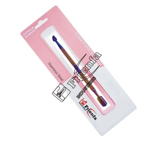 Pousse-ongles professionnel en acier inoxydable doré avec finition dorée et double extrémité - Product Image 4