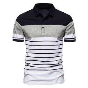 Nouvelle Collection 2025 – Chemises Homme Bleu Marine de Haute Qualité à Séchage Rapide en Coton Tricoté Respirant à Manches Courtes Grandes Tailles avec Logo Personnalisé - Product Image 6