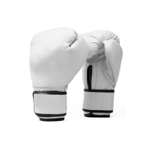 Gants de boxe en cuir de qualité supérieure avec sangle de poignet réglable à scratch, logo personnalisable, couleur et emballage personnalisables - Product Image 1