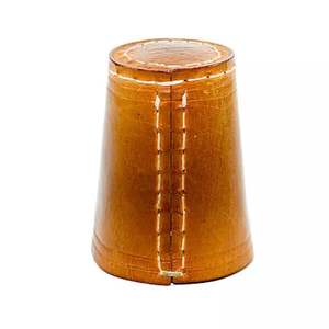 Nuevo Producto: Vasos para Dados Redondos Hechos a Mano con Cuero Vacuno 100% Genuino, 16 Centímetros, Diseño OEM Personalizado con Logotipo Personalizado - Product Image 4