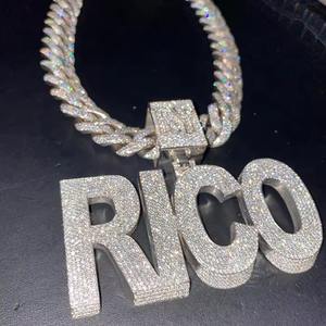 Abalorios de Plata de Ley Chapados en Oro con Diamantes de Imitación Infinitos, Elegancia Escarchada con Diseño de Letras y Diamantes de Imitación para Fiestas - Product Image 3