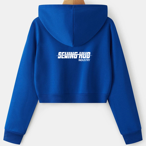 เสื้อฮู้ดครอปซิปผู้หญิง สไตล์ลำลอง สตรีทแวร์ ทรงหลวม ระบายอากาศได้ดี เป็นมิตรกับสิ่งแวดล้อม เสื้อฮู้ดถักสำหรับวิ่ง ราคาประหยัด - Product Image 6