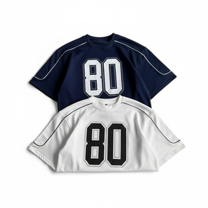 Camiseta Deportiva de Malla Tejida Oversize para Hombre, Transpirable, Ligera, Estilo Casual Urbano - Product Image 2