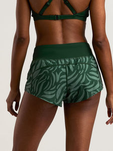 Nouveauté : Short de bain pour femme, imprimé par sublimation, taille élastique, léger, respirant, séchage rapide, short de plage respirant - Product Image 2